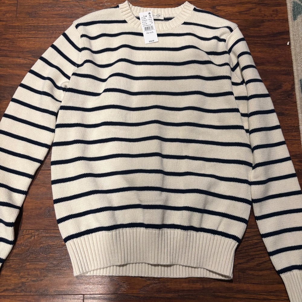 John Galt striped sweater NWT
